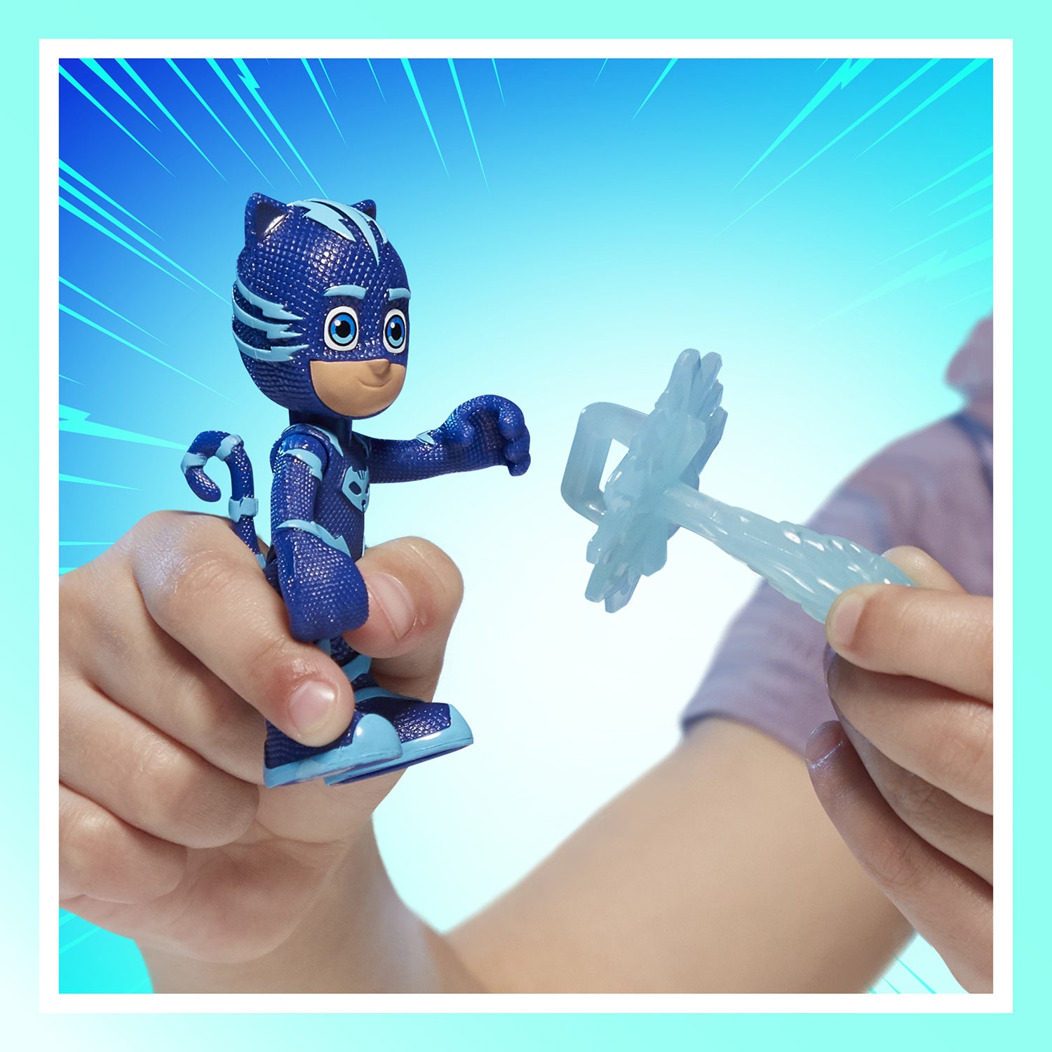 HASBRO - PJ Masks Power Heroes Set 6 Personaggi con Accessori 20 Pezzi